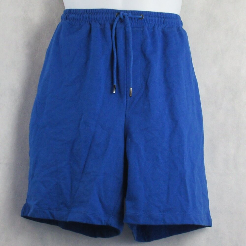 Alfani Men's Moisture-Wicking Lounge Pajama Shorts, Diva Blue, Medium
